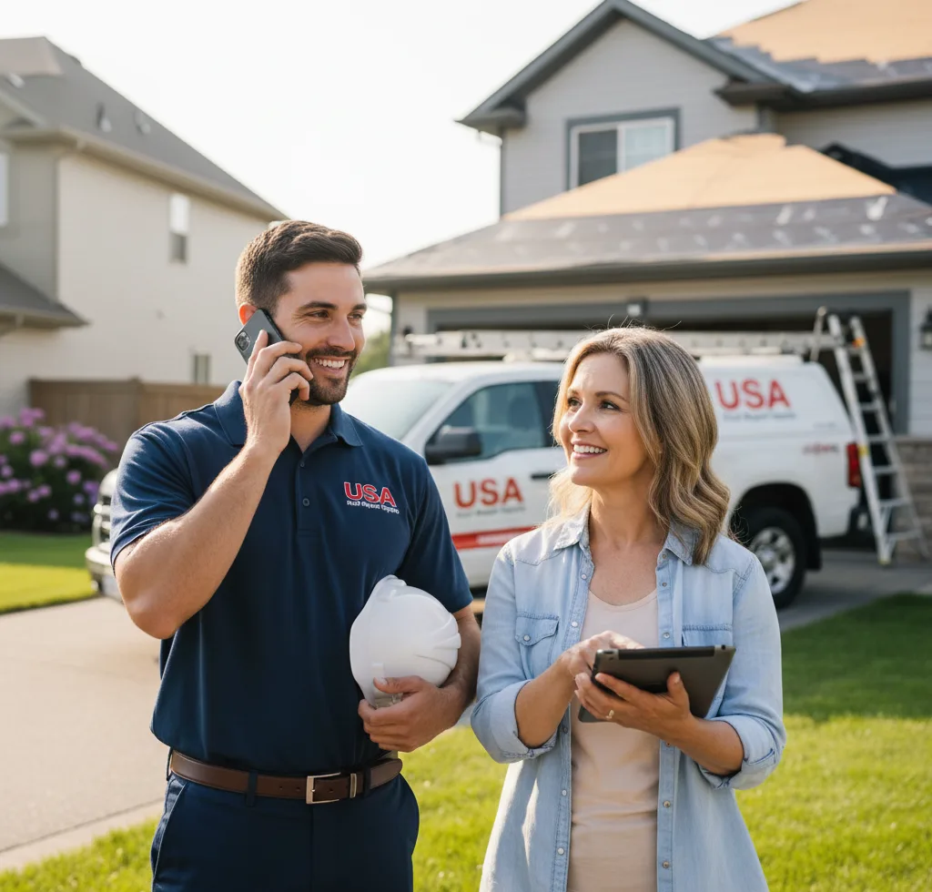 USA Roof Repair Experts customer support in Sabina